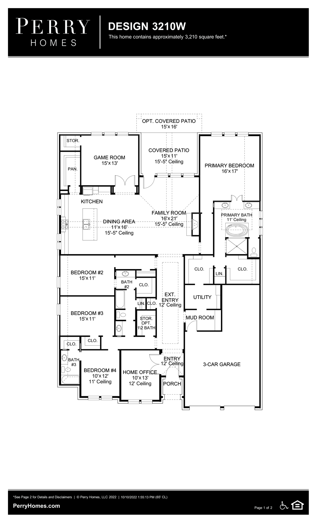 Floor Plan for 3210W