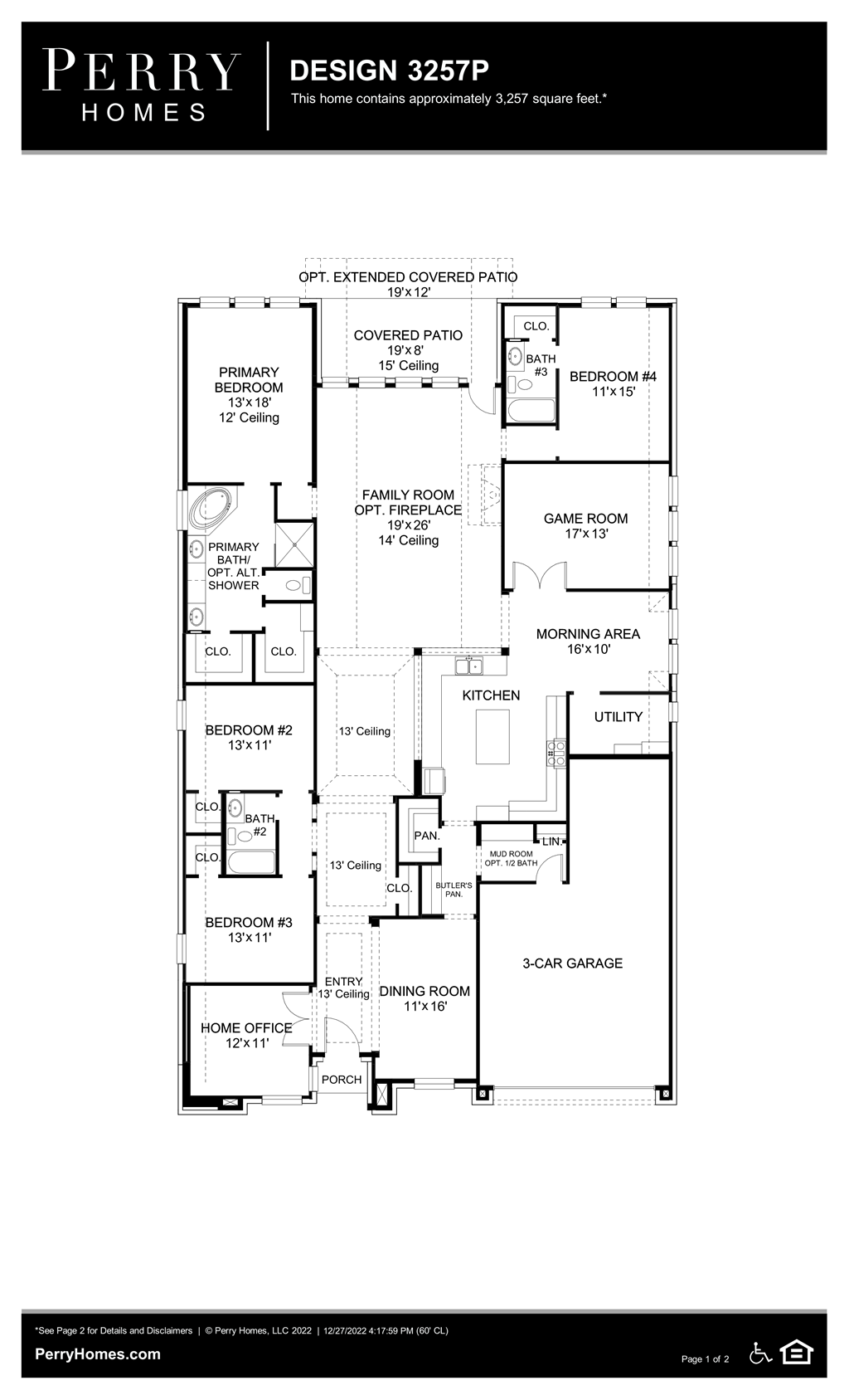Floor Plan for 3257P
