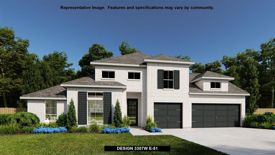 New Home Design, 3,307 sq. ft., 4 bed / 3.5 bath, 3-car garage