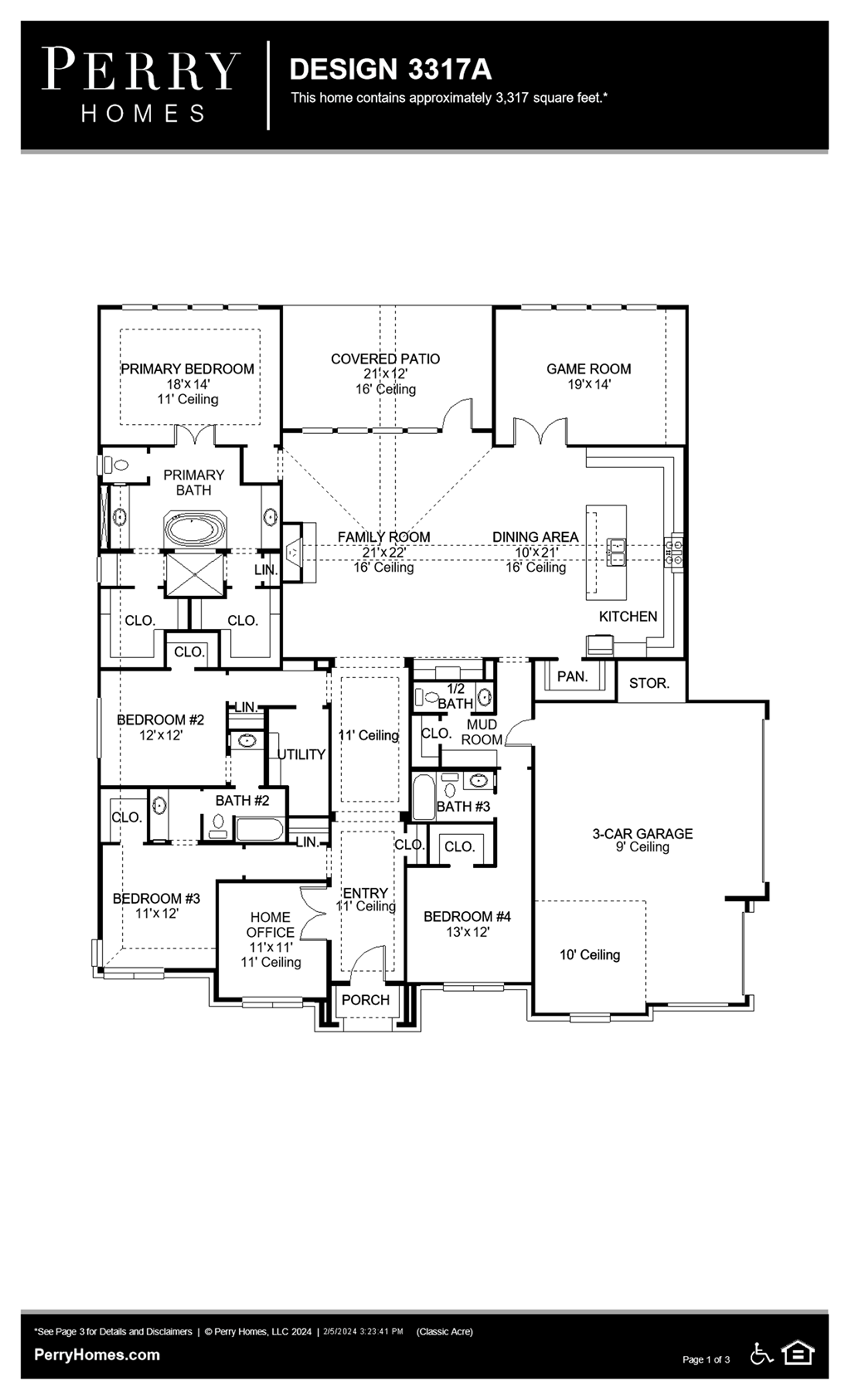 Floor Plan for 3317A