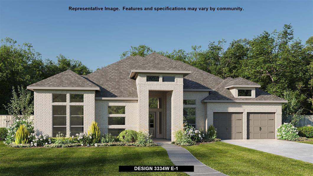 New Home Design, 3,334 sq. ft., 4 bed / 3.5 bath, 3-car garage