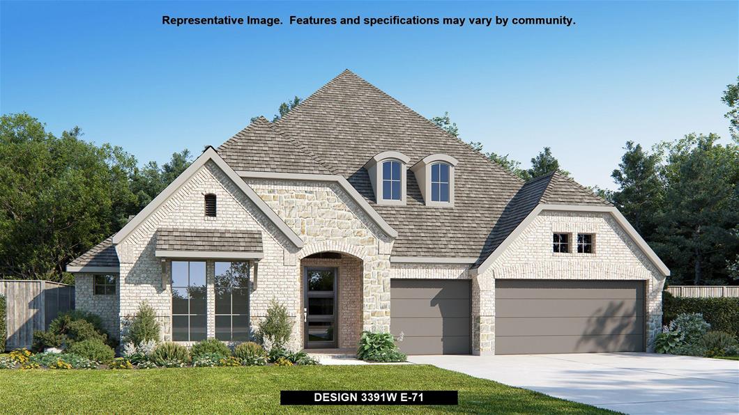Available to build in Katy Court 70 Design 3391W Perry Homes