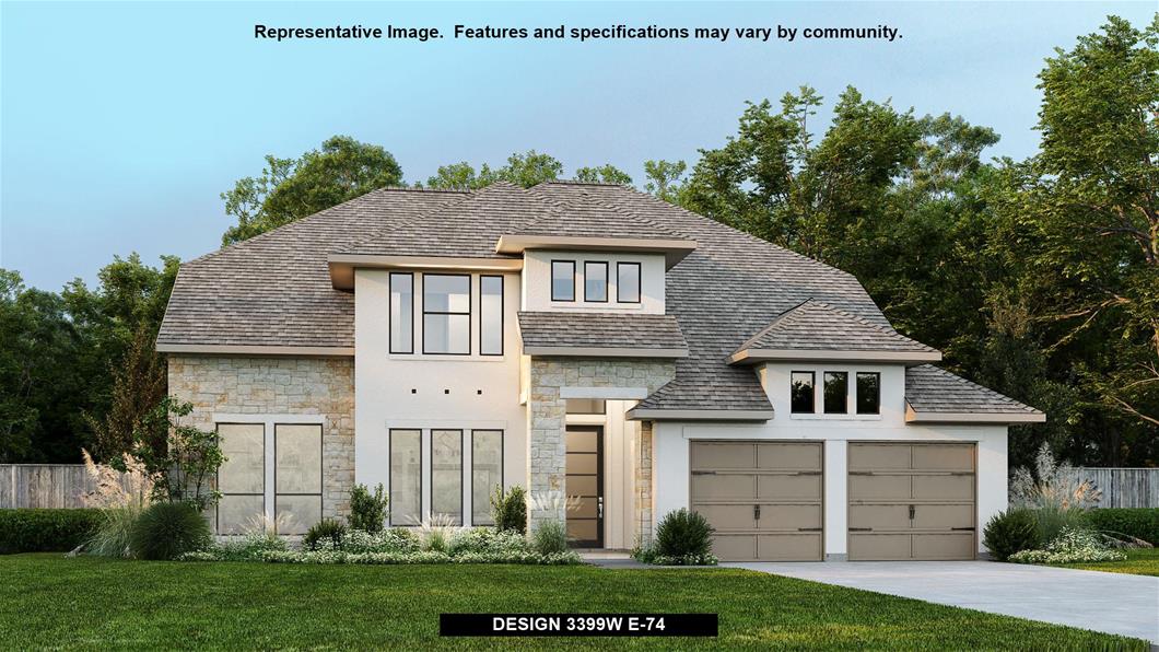 New Home Design, 3,399 sq. ft., 5 bed / 4.5 bath, 3-car garage