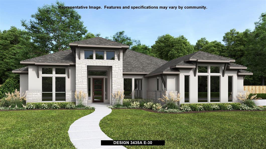 New Home Design, 3,435 sq. ft., 4 bed / 3.5 bath, 3-car garage