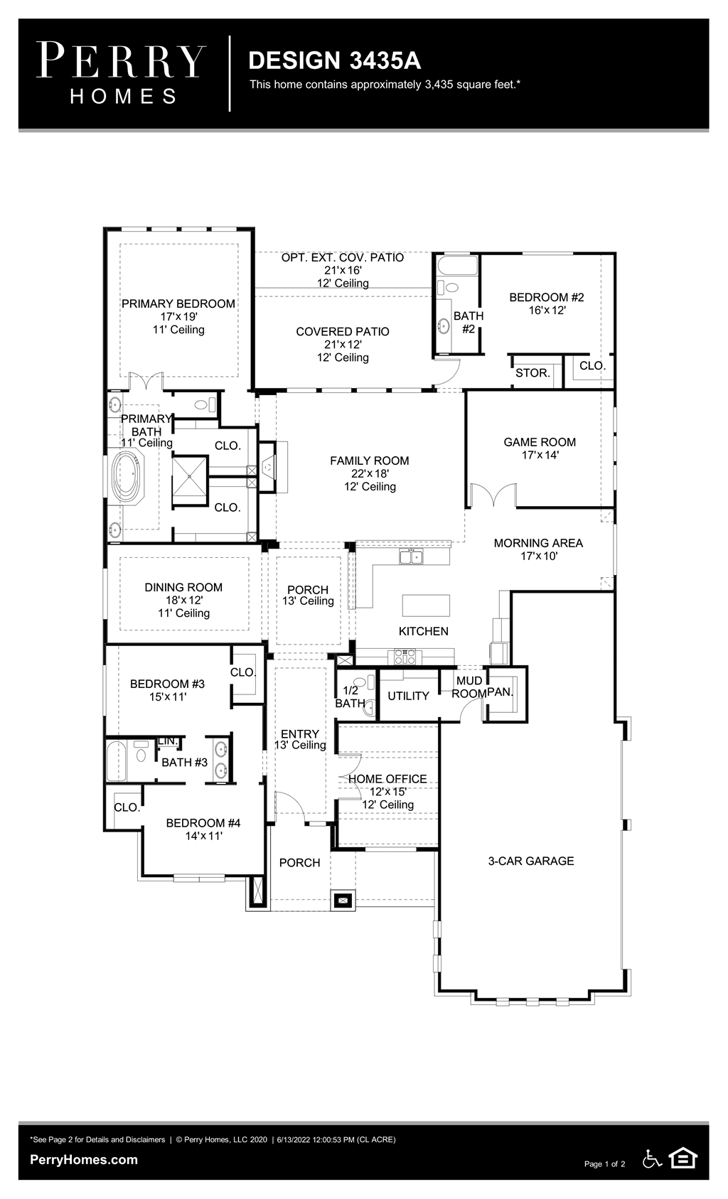 Floor Plan for 3435A