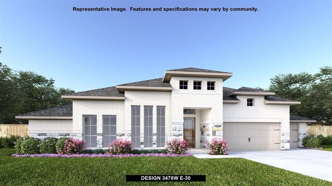 New Home Design, 3,478 sq. ft., 4 bed / 3.5 bath, 3-car garage