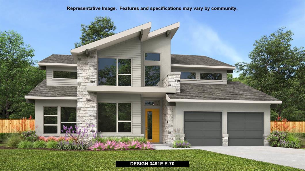 New Home Design, 3,491 sq. ft., 4 bed / 3.5 bath, 3-car garage