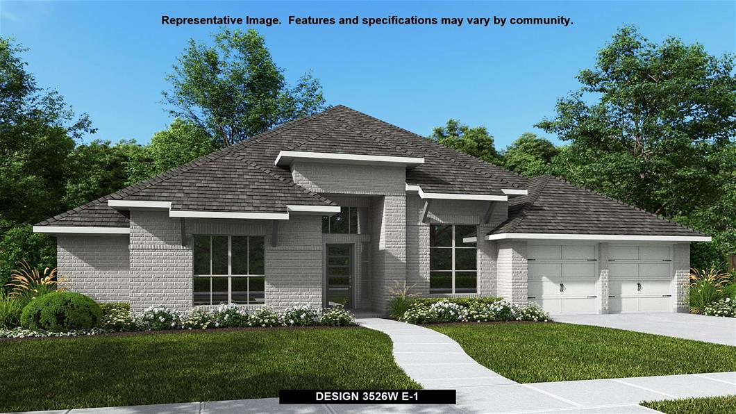 New Home Design, 3,526 sq. ft., 4 bed / 3.5 bath, 4-car garage