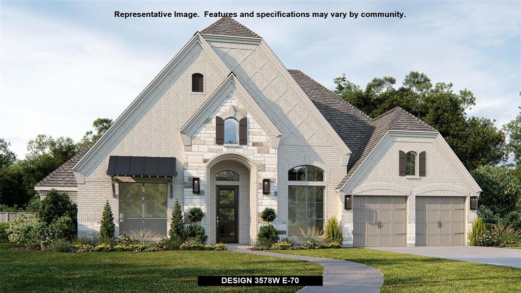 New Home Design, 3,578 sq. ft., 4 bed / 3.5 bath, 3-car garage