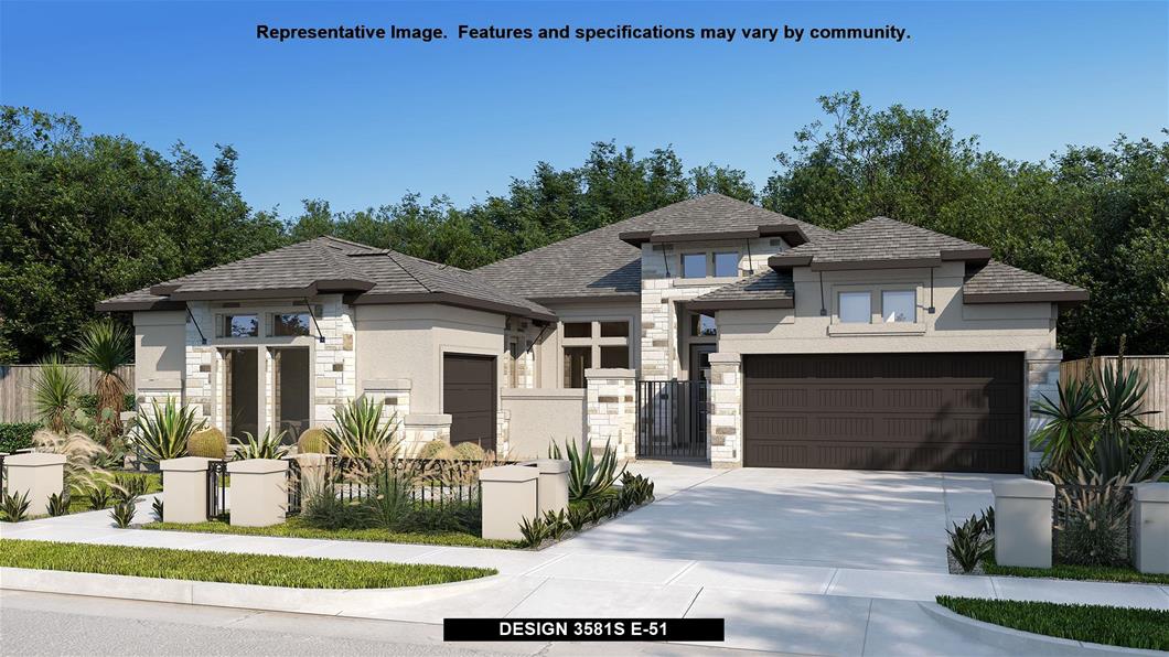 New Home Design, 3,581 sq. ft., 4 bed / 3.5 bath, 3-car garage