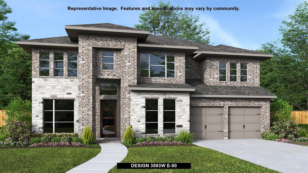 New Home Design, 3,593 sq. ft., 5 bed / 4.5 bath, 3-car garage