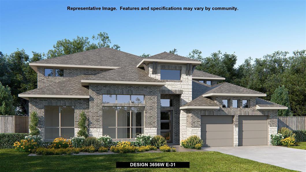 New Home Design, 3,656 sq. ft., 4 bed / 3.5 bath, 3-car garage