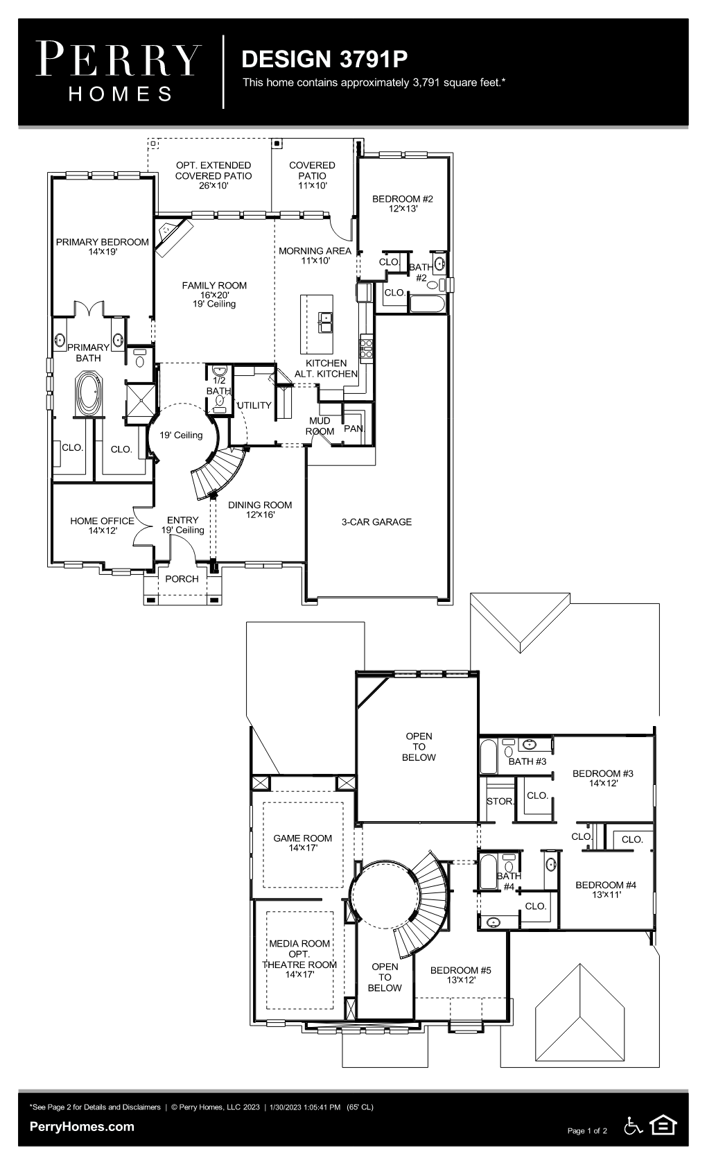 Floor Plan for 3791P