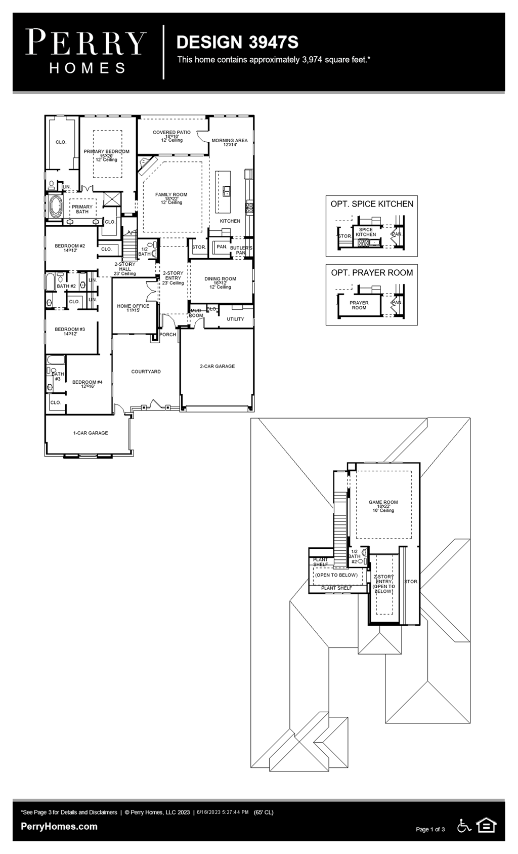 Floor Plan for 3947S