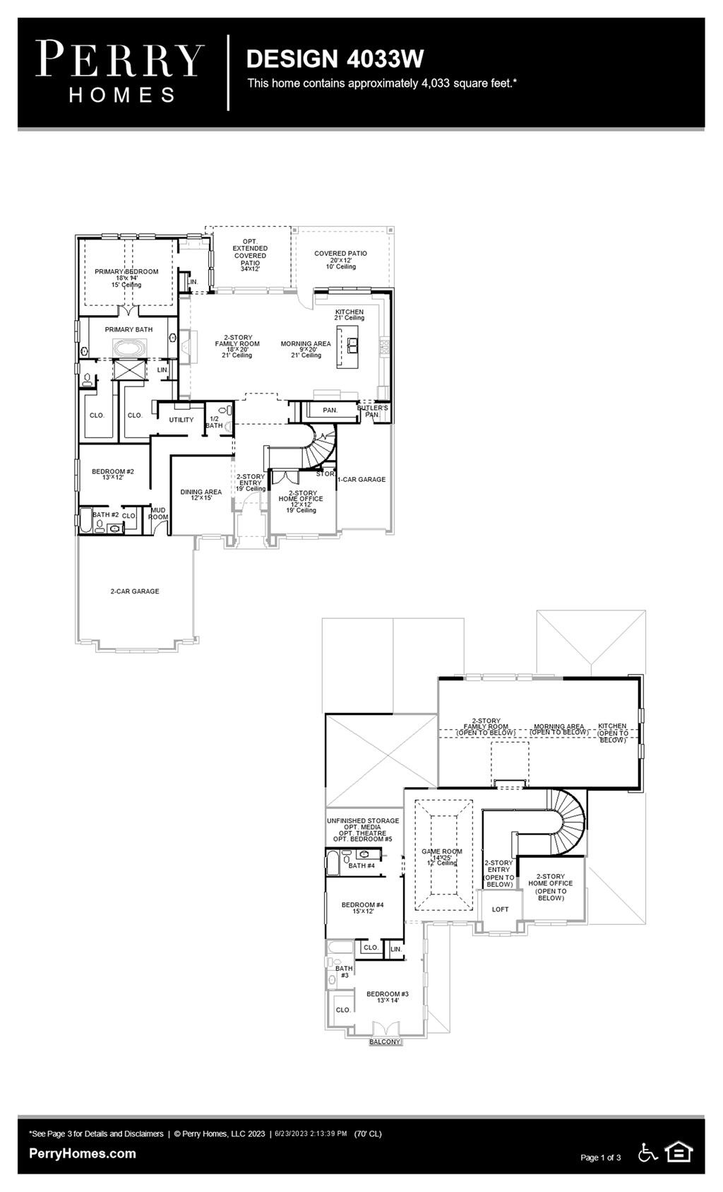 Floor Plan for 4033W