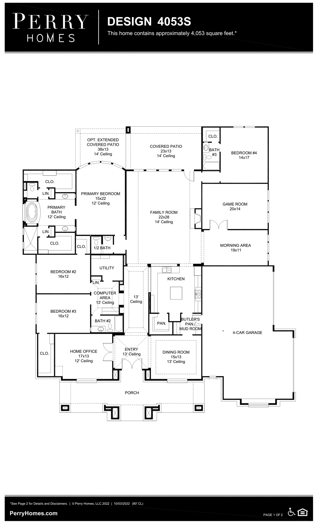 Floor Plan for 4053S