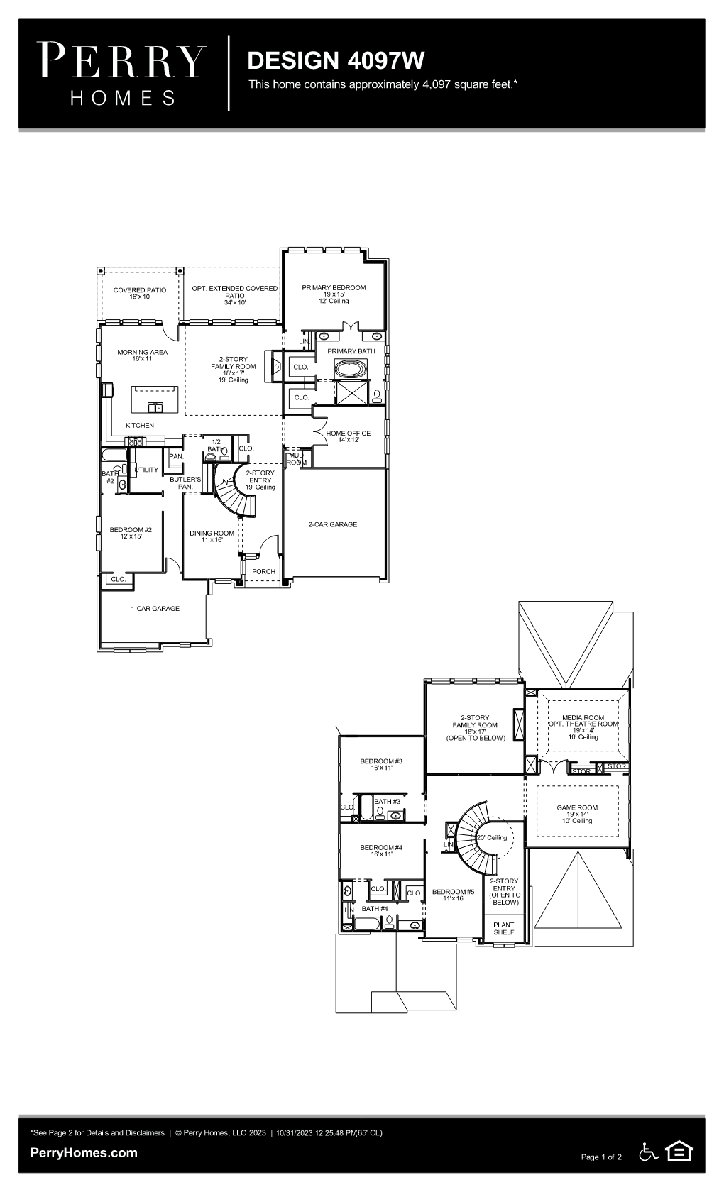 Floor Plan for 4097W