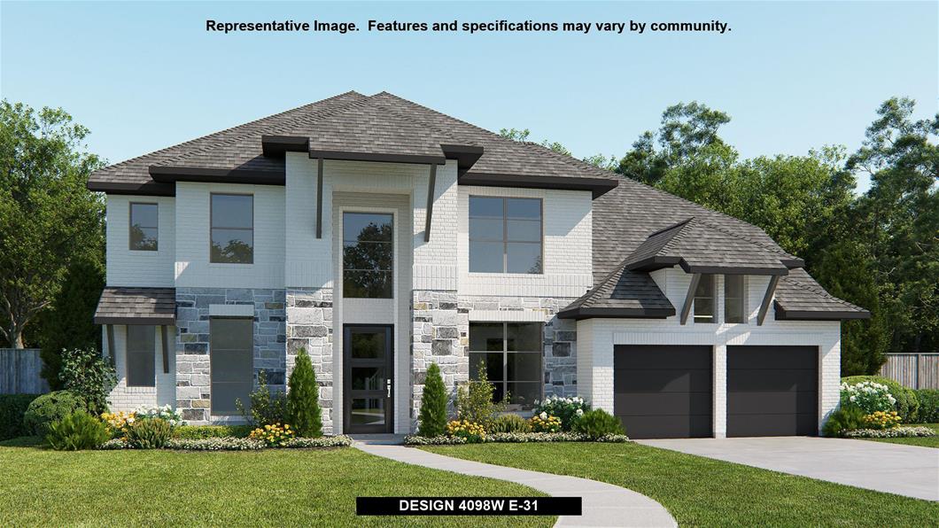 New Home Design, 4,098 sq. ft., 5 bed / 4.5 bath, 3-car garage