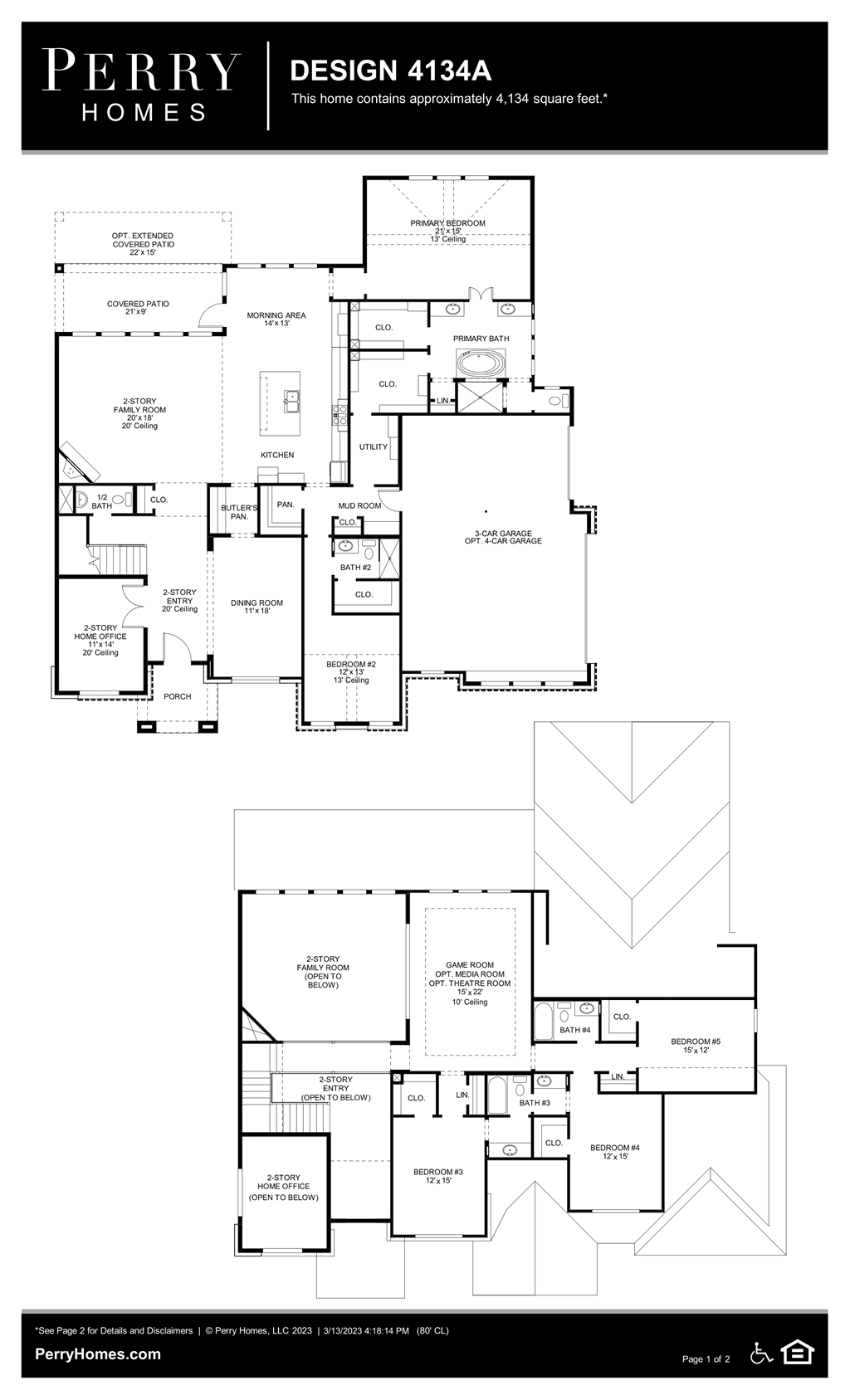Floor Plan for 4134A