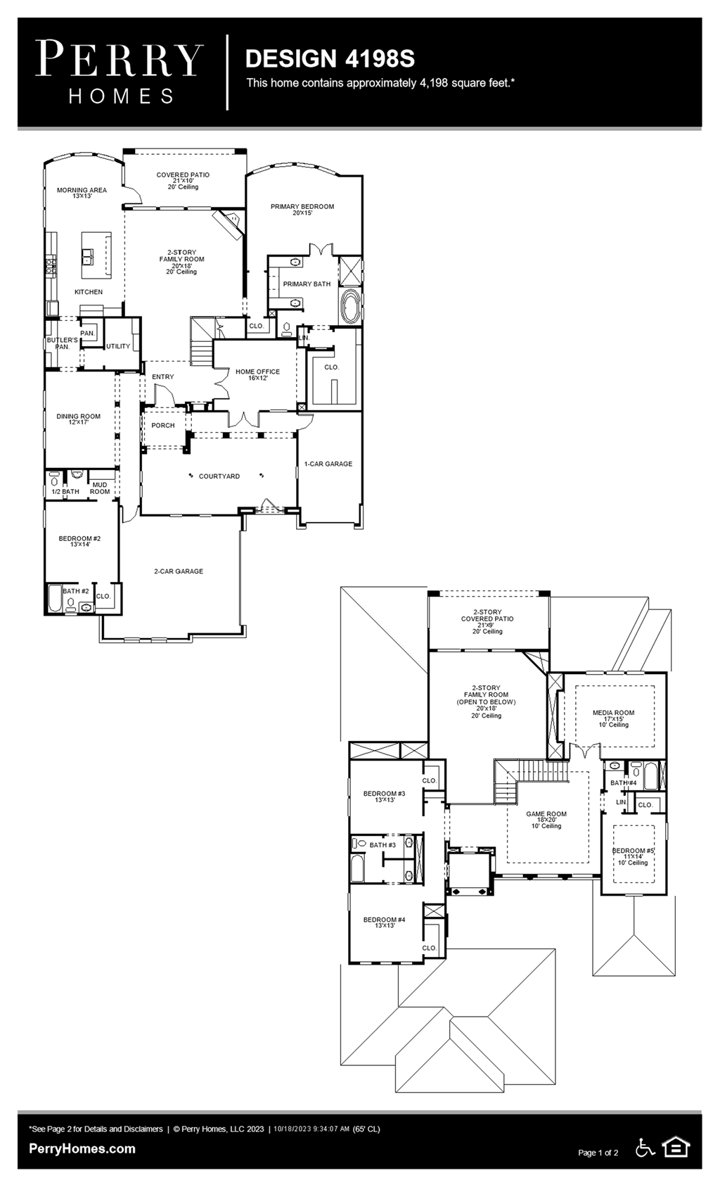 Floor Plan for 4198S