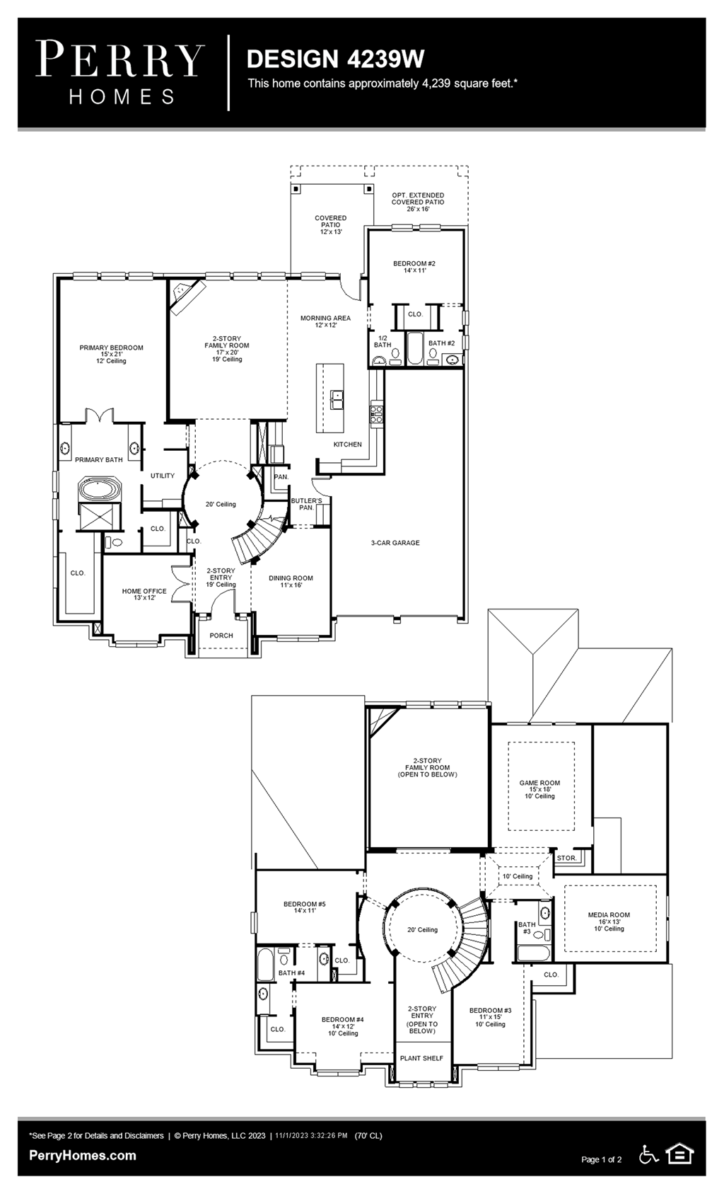 Floor Plan for 4239W