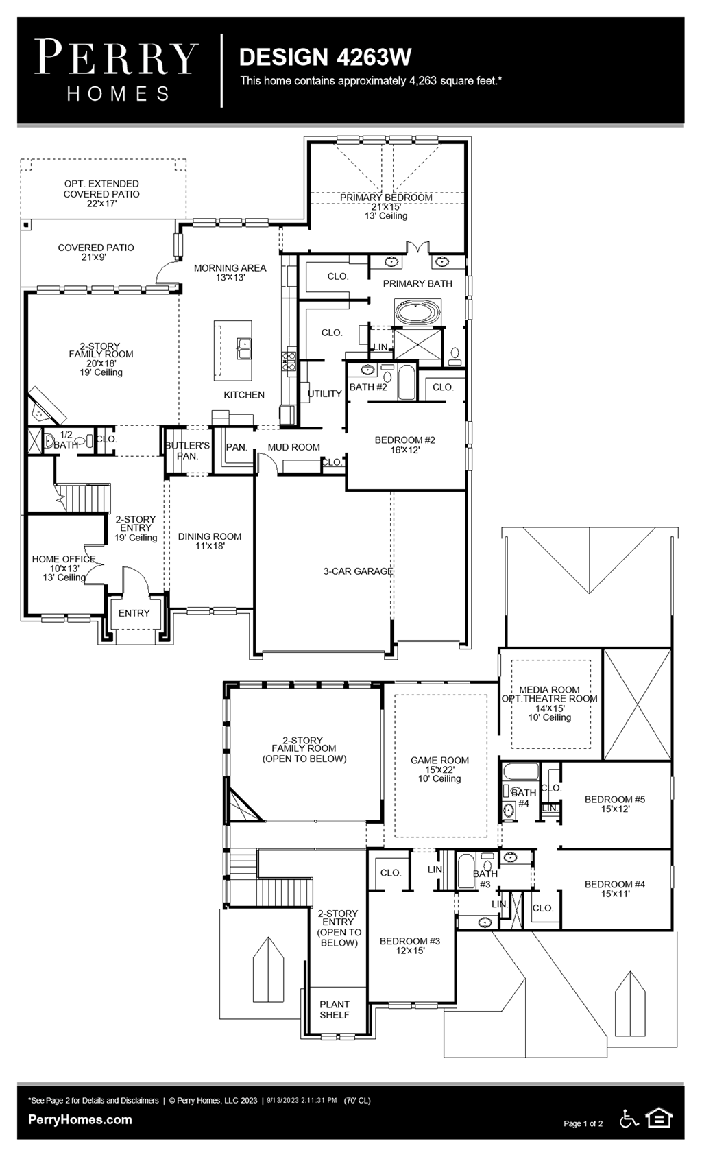 Floor Plan for 4263W