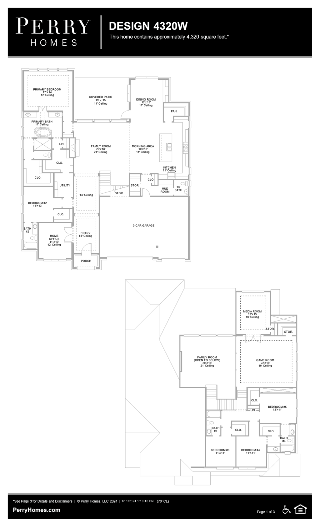 Floor Plan for 4320W