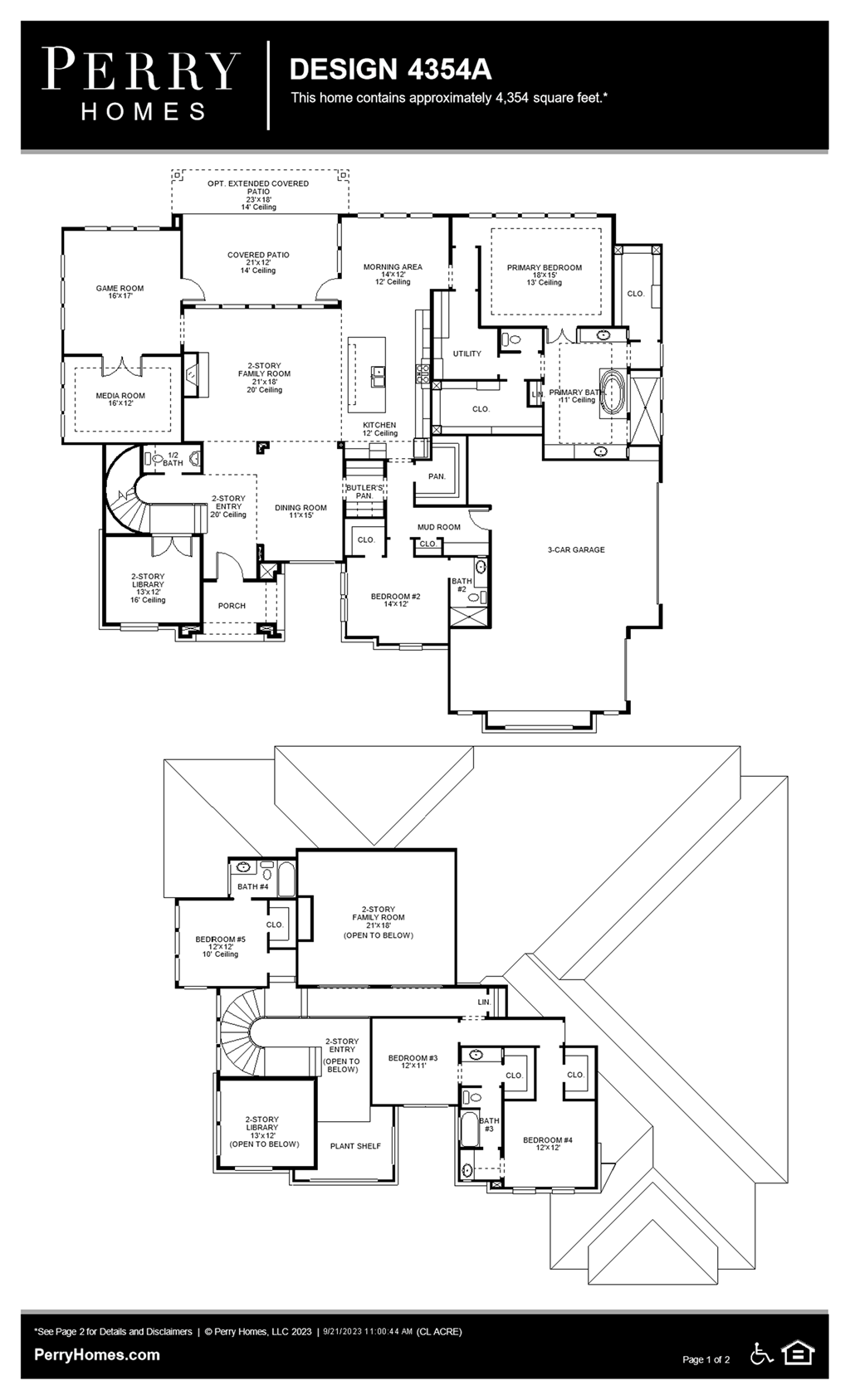 Floor Plan for 4354A