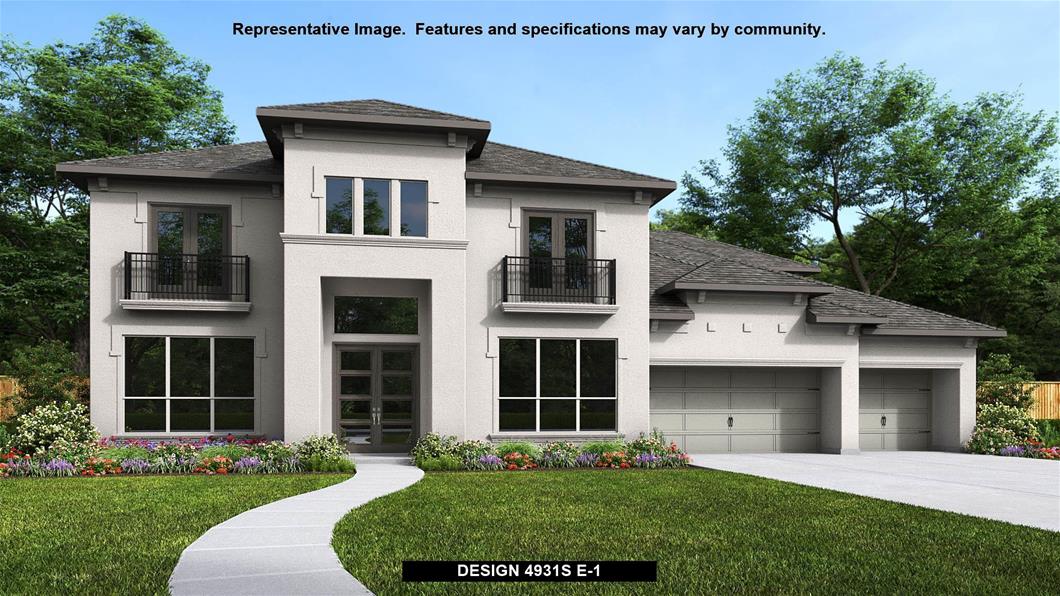 New Home Design, 4,931 sq. ft., 5 bed / 4.5 bath, 4-car garage
