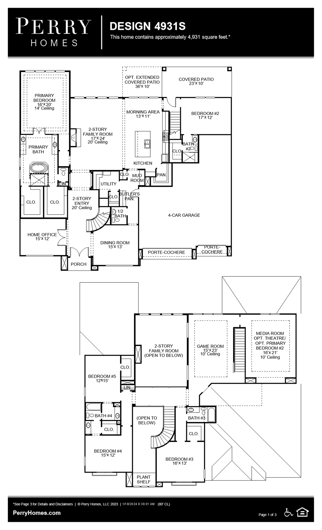 Floor Plan for 4931S