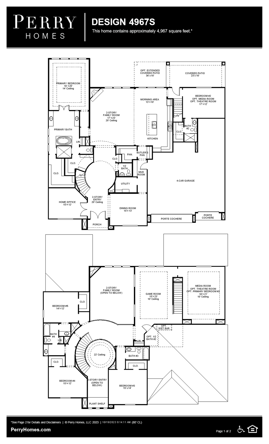 Floor Plan for 4967S