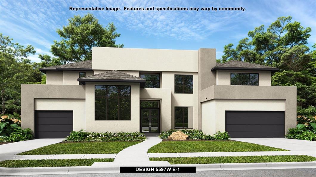 New Home Design, 5,597 sq. ft., 5 bed / 5.5 bath, 3-car garage