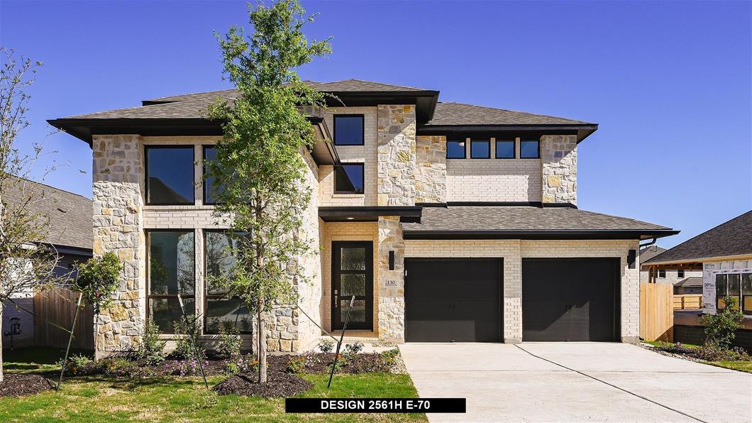 New Home Design, 2,561 sq. ft., 4 bed / 3.0 bath, 2-car garage