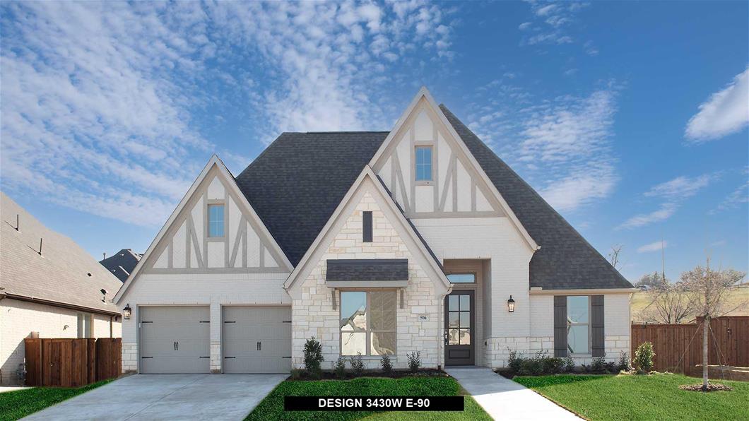 New Home Design, 3,430 sq. ft., 4 bed / 3.5 bath, 3-car garage