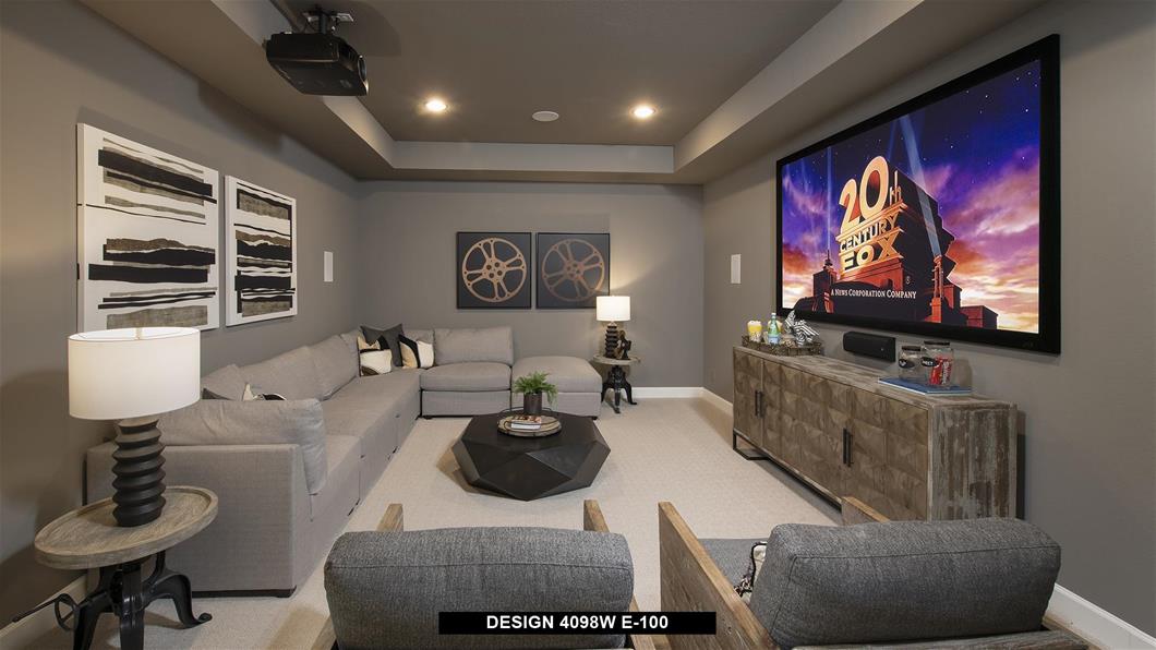 Model Home Design 4098W Interior