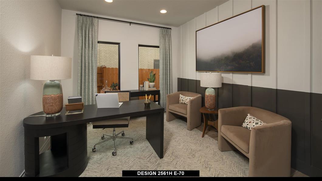 Model Home Design 2561H Interior