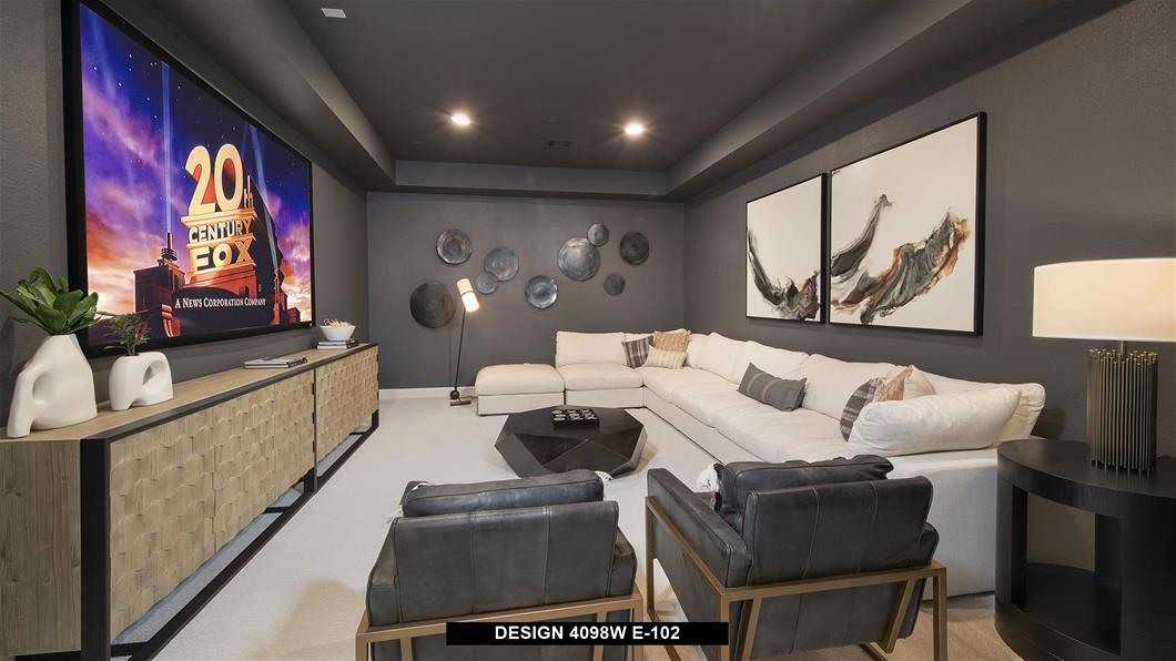 Model Home Design 4098W Interior